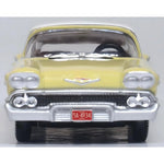 OXFORD 1/87 CHEVROLET IMPALA SPORT COUPE 1958 - COLONIAL CREAM/SNOWCREST WHITE