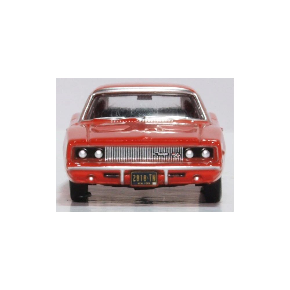 OXFORD 1/87 DODGE CHARGER 1968 - BRIGHT RED