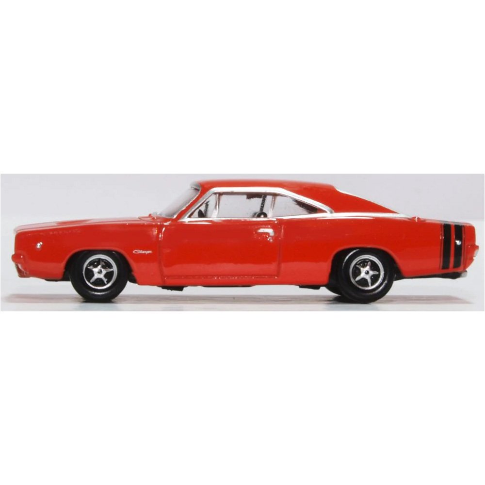OXFORD 1/87 DODGE CHARGER 1968 - BRIGHT RED