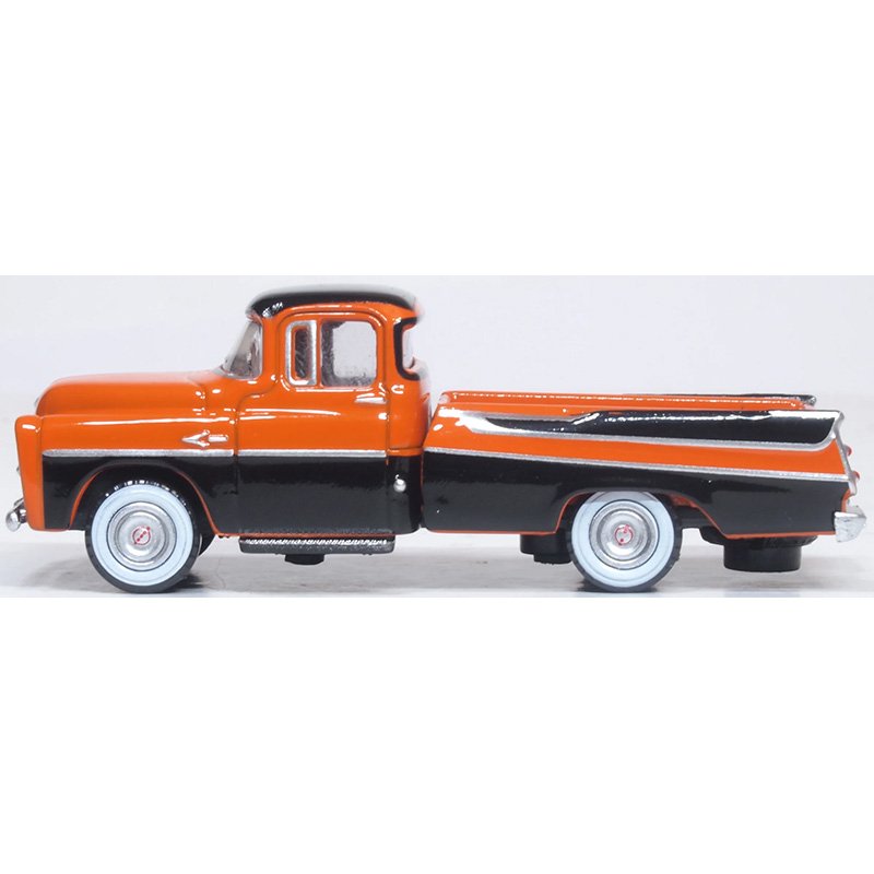 OXFORD 1/87 DODGE D100 PICK UP 1957 - OMAHA ORANGE/JEWEL BLACK