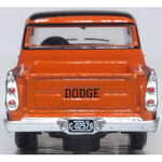 OXFORD 1/87 DODGE D100 PICK UP 1957 - OMAHA ORANGE/JEWEL BLACK
