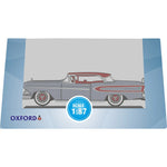 OXFORD 1/87 EDSEL CITATION 1958 - SILVER GRAY/EMBER RED