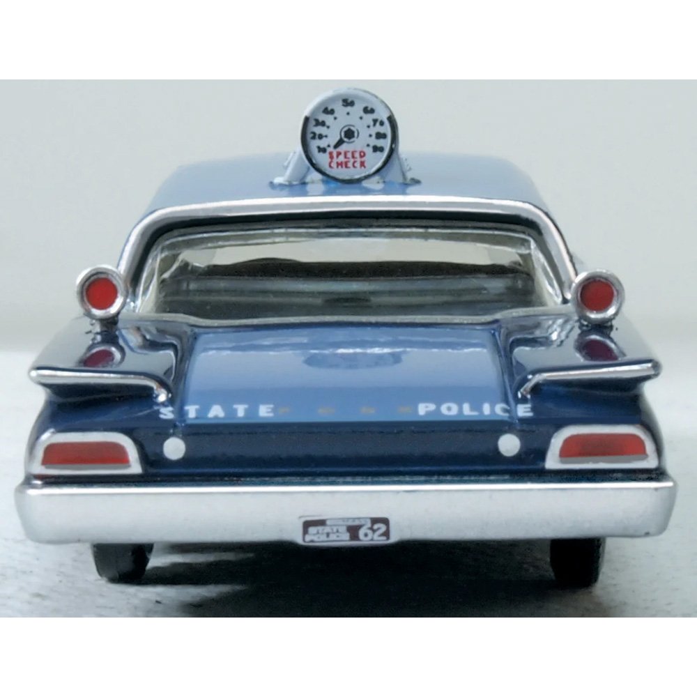 OXFORD 1/87 FORD FAIRLANE SEDAN 1960 - MASSACHUSETTS STATE POLICE RADAR CAR
