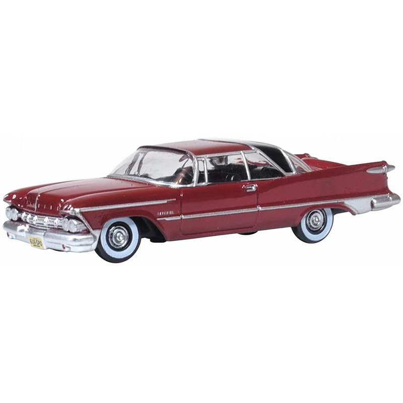 OXFORD 1/87 IMPERIAL CROWN 2 DOOR HARDTOP 1959 - RED/BLACK