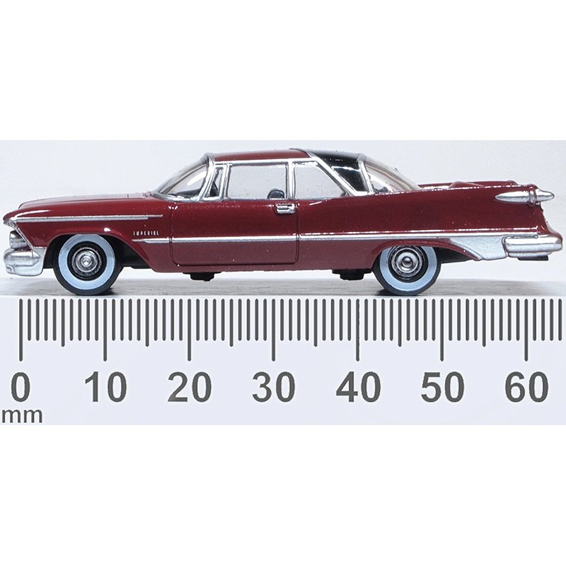 OXFORD 1/87 IMPERIAL CROWN 2 DOOR HARDTOP 1959 - RED/BLACK