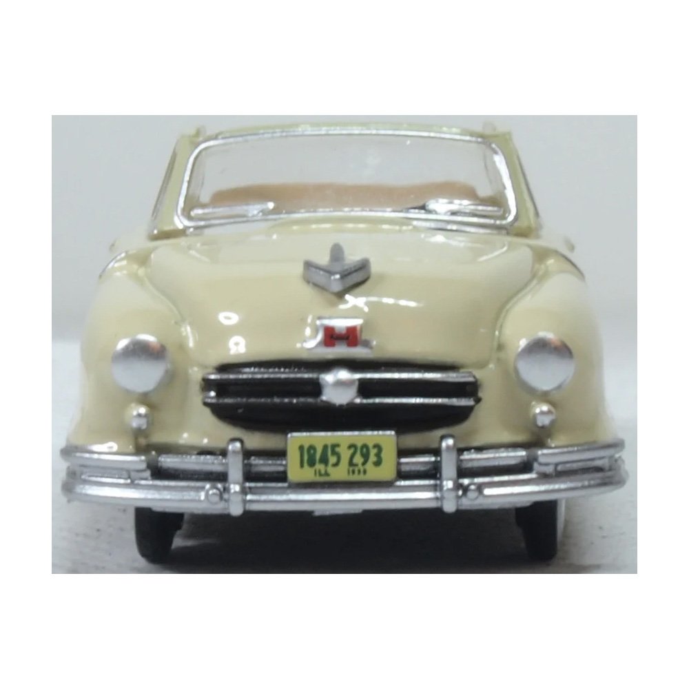 OXFORD 1/87 NASH RAMBLER CUSTOM LANDAU CONVERTIBLE OPEN 1950 - CHAMPAGNE IVORY