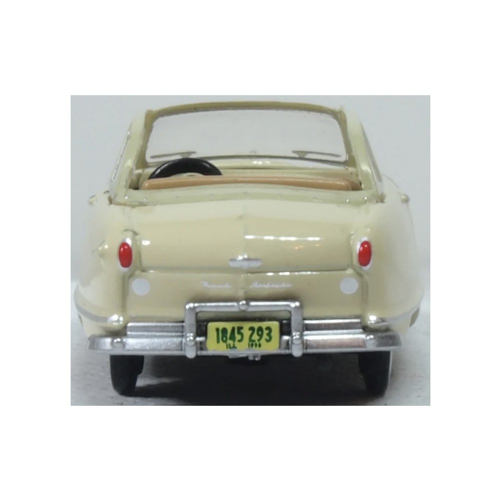 OXFORD 1/87 NASH RAMBLER CUSTOM LANDAU CONVERTIBLE OPEN 1950 - CHAMPAGNE IVORY