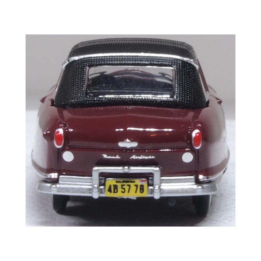 OXFORD 1/87 NASH RAMBLER CUSTOM LANDAU CONVERTIBLE CLOSED 1950 - SUNSET MAROON