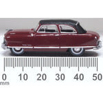 OXFORD 1/87 NASH RAMBLER CUSTOM LANDAU CONVERTIBLE CLOSED 1950 - SUNSET MAROON