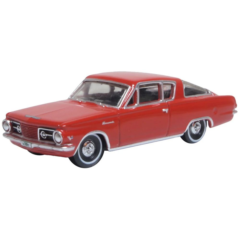OXFORD 1/87 PLYMOUTH BARRACUDA 1965 - MEDIUM RED
