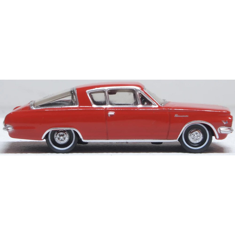 OXFORD 1/87 PLYMOUTH BARRACUDA 1965 - MEDIUM RED