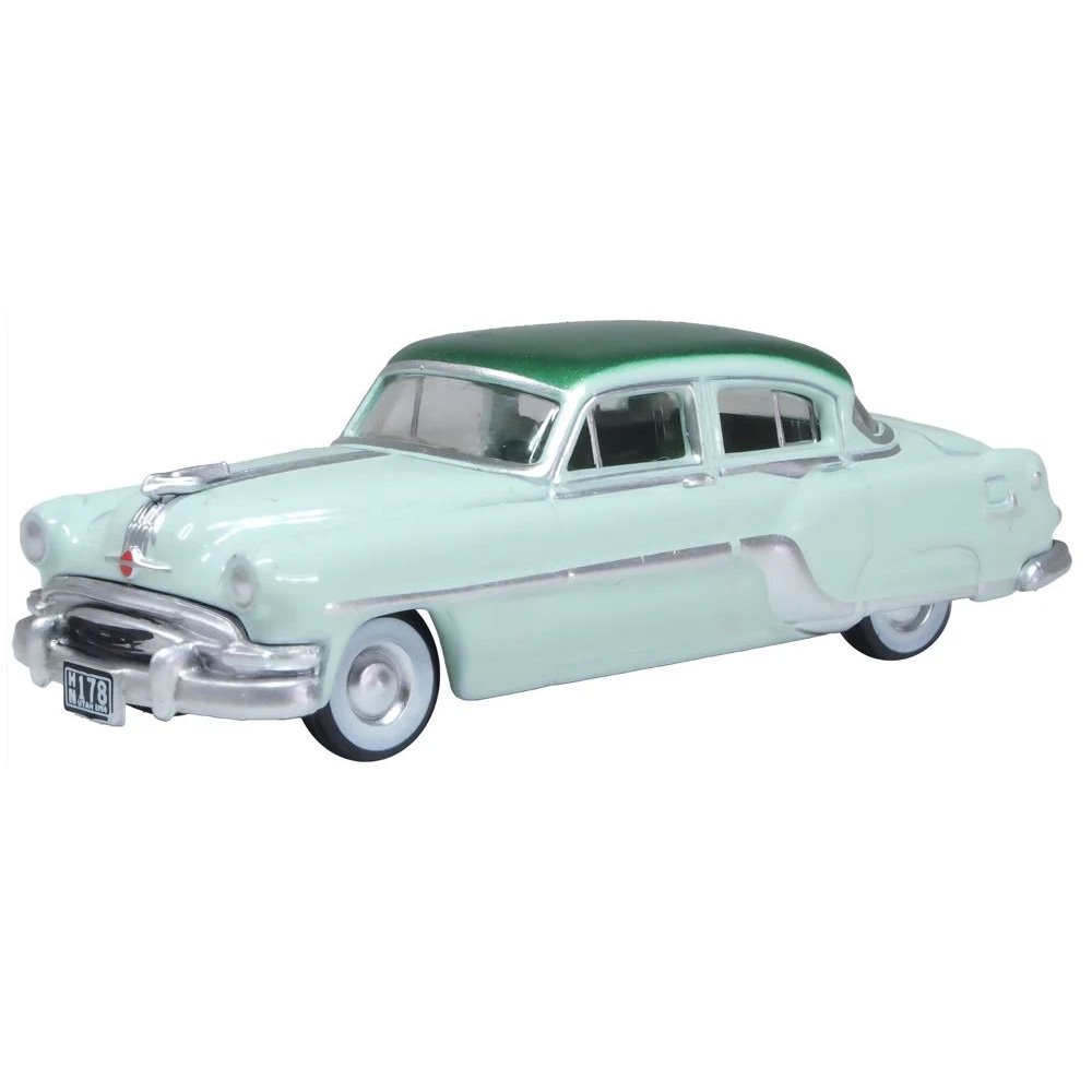 OXFORD 1/87 PONTIAC CHIEFTAIN 4 DOOR 1954 -  SHANNON GREEN/BROOKMERE GREEN