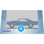 OXFORD 1/87 PONTIAC GTO 1966 - FONTAINE BLUE