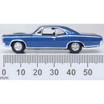 OXFORD 1/87 PONTIAC GTO 1966 - FONTAINE BLUE