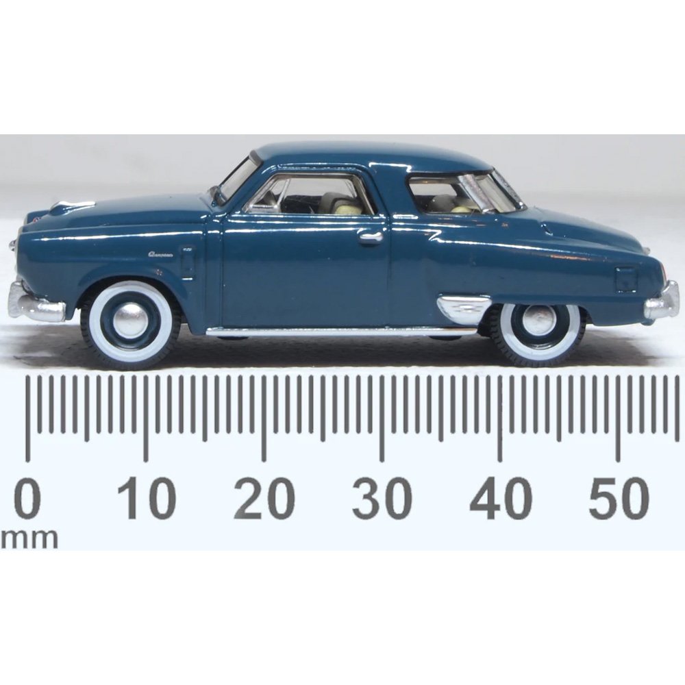 OXFORD 1/87 STUDEBAKER CHAMPION STARLIGHT COUPE 1950 - AQUA GREEN