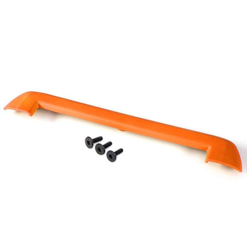 TRAXXAS TAILGATE PROTECTOR ORANGE/ 3X15MM FLAT-HEAD SCREW (4)