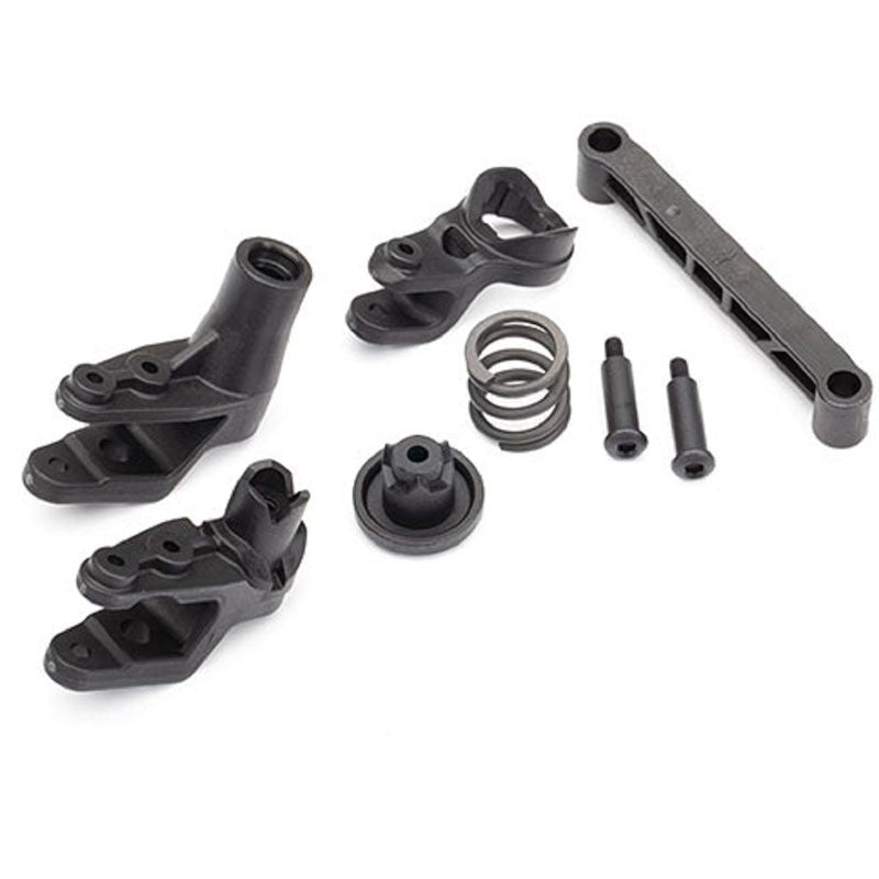 TRAXXAS STEERING BELLCRANKS & SUPPORT/ SERVO SAVER SPRING/DRAGLINK