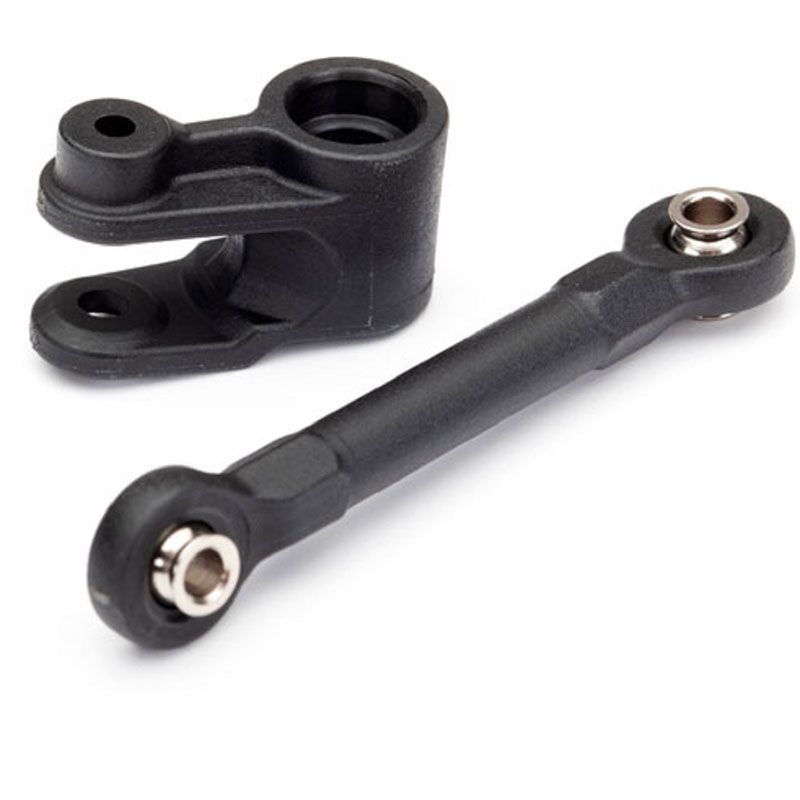TRAXXAS SERVO HORN STEERING/ LINKAGE STEERING (46MM ASSEM WITH PIVOT BALLS)