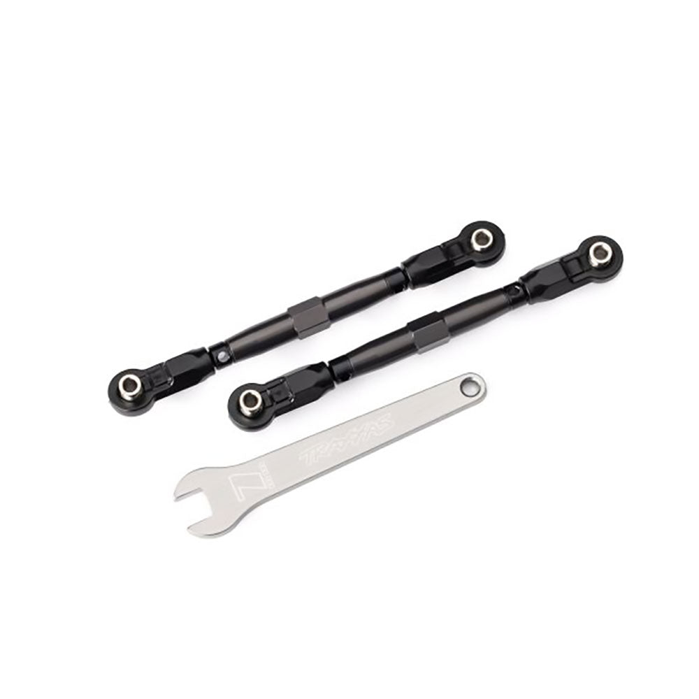 TRAXXAS TOE LINKS MOLDED COMPOSITE 100MM (89MM CTR TO CTR) BLK (2)