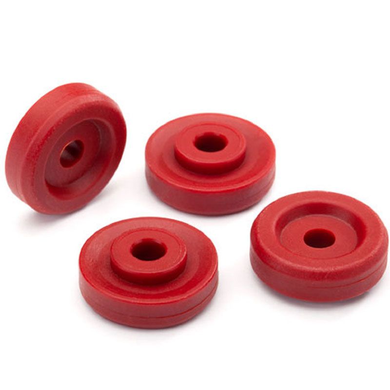 TRAXXAS WHEEL WASHERS RED (4)