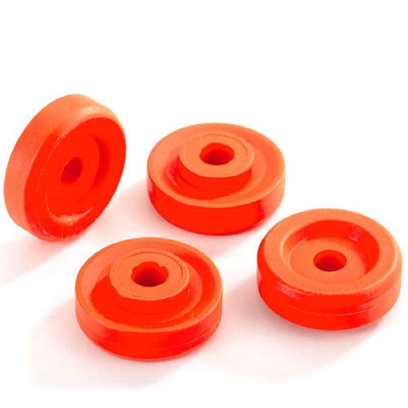 TRAXXAS WHEEL WASHERS ORANGE (4)