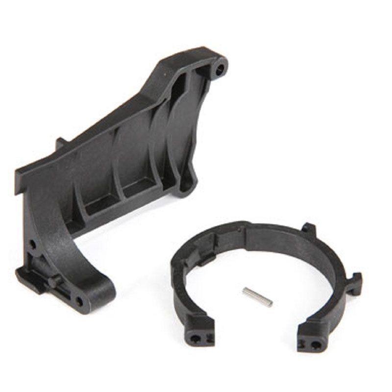 TRAXXAS MOTOR MOUNTS (FRONT AND REAR)/ 4X10 BCS WITH SPLIT AND FLAT WASHERS (1)/ PIN (1)