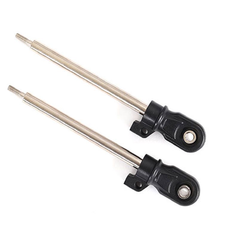 TRAXXAS SHOCK SHAFT 72MM (GT-MAXX) (STEEL CHROME FINISH) (2)
