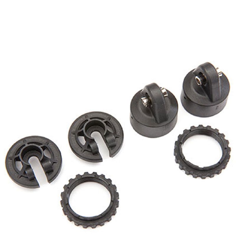TRAXXAS SHOCK CAPS GT-MAXX SHOCKS/ SPRING PERCH/ ADJUSTERS/ 2.5X14 CS (2)