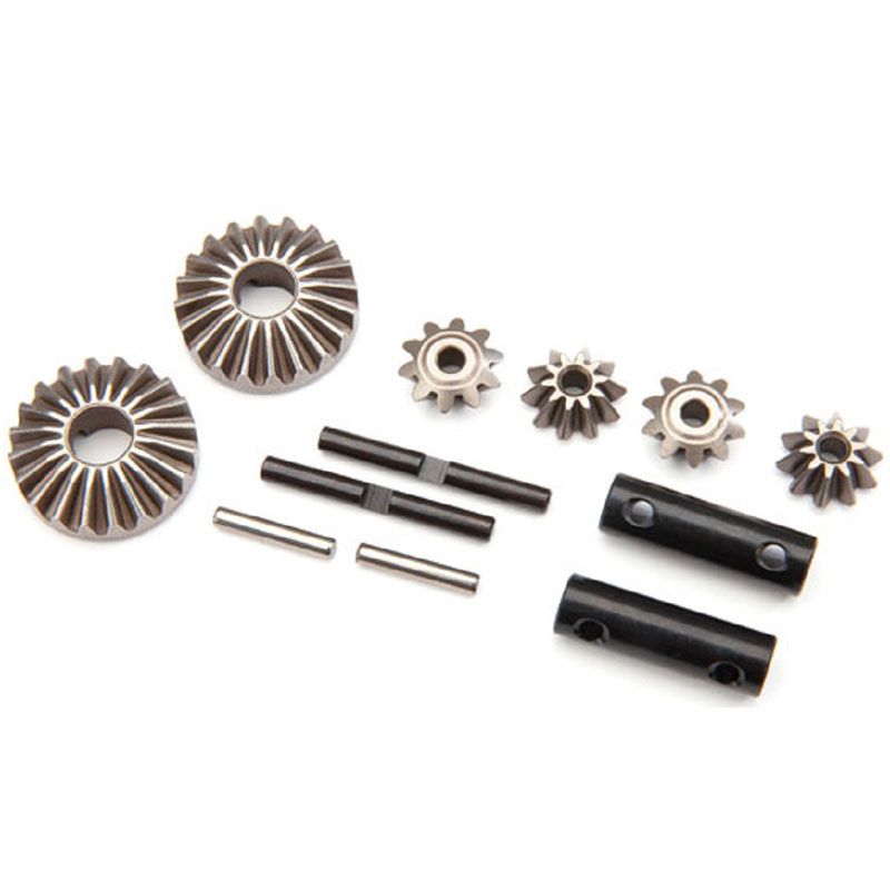 TRAXXAS GEAR SET DIFFERENTIAL OUTPUT GEARS (2)/ SPIDER GEARS (4)/ SPIDER GEAR SHAFT (2