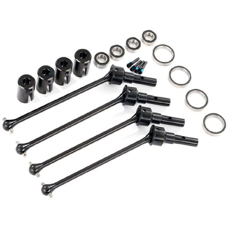 TRAXXAS DRIVESHAFTS STEEL CONSTANT-VELO (ASS)(4) (FOR USE WITH #8995)