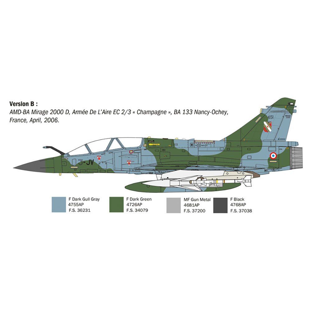 ITALERI 1/72 MIRAGE 2000 D