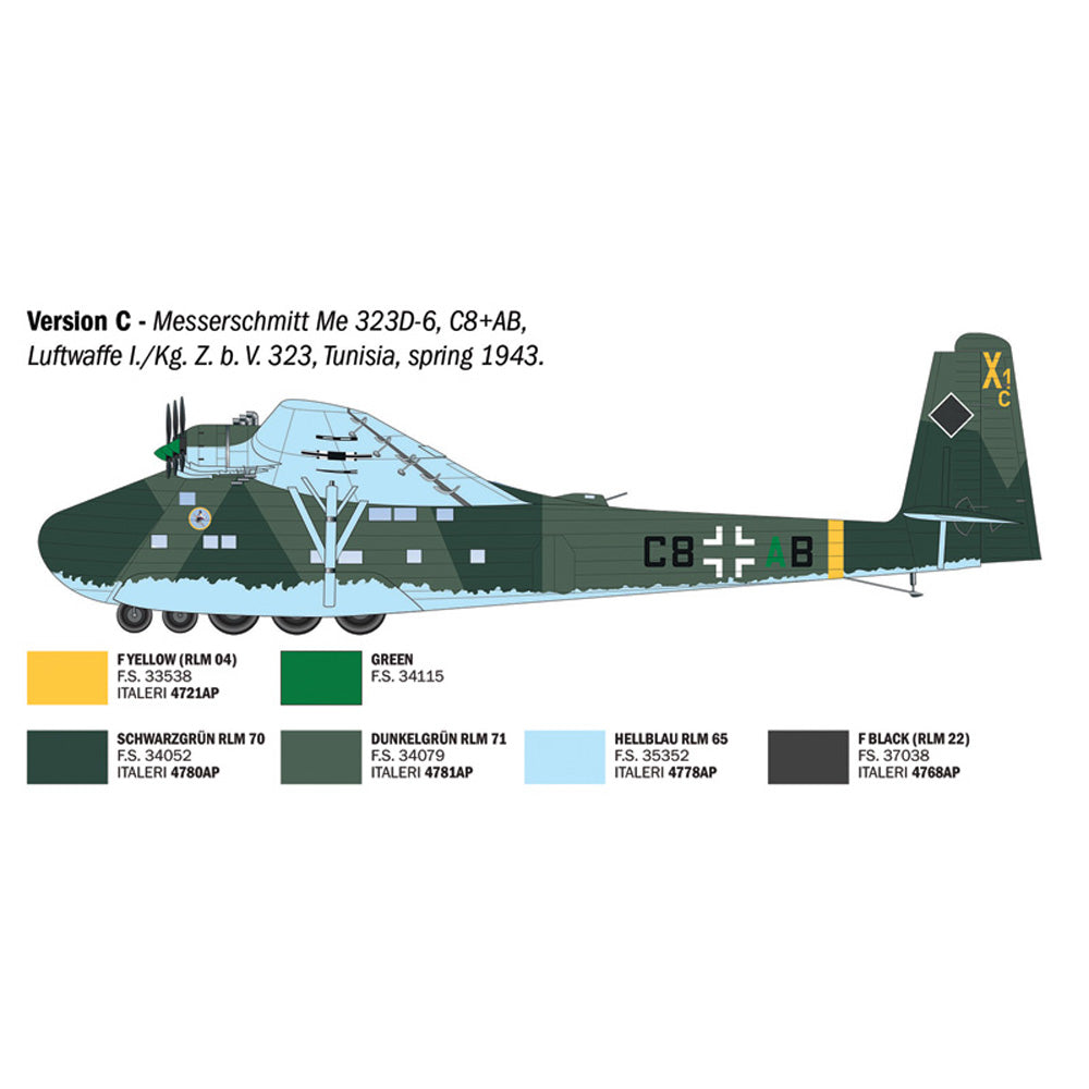 ITALERI 1/72 MESSERSCHMITT ME 323 GIGANT