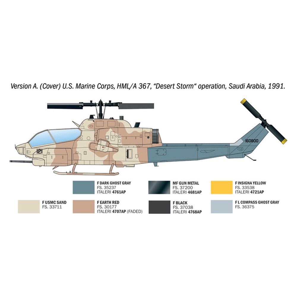 ITALERI 1/72 AH-1W SUPER COBRA