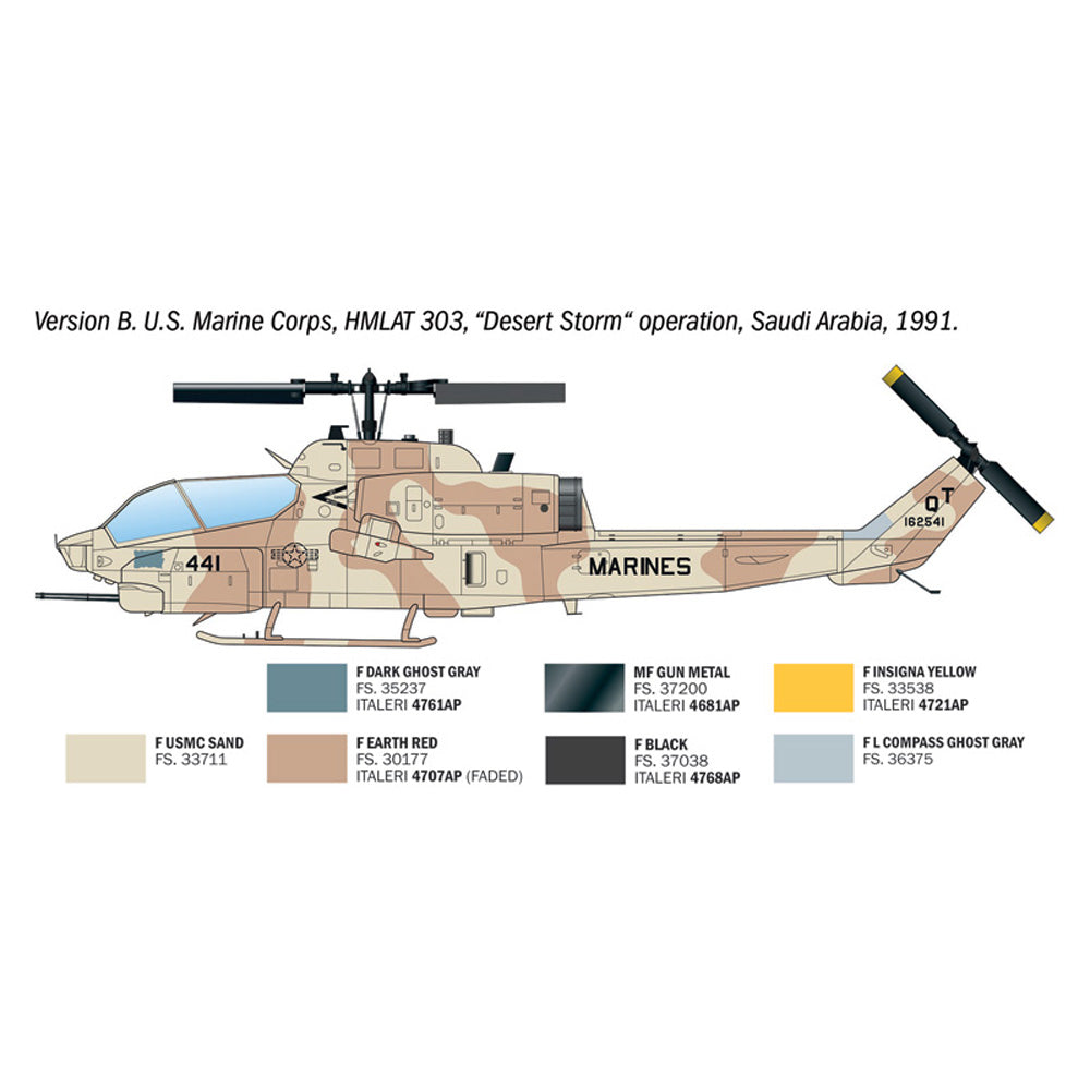 ITALERI 1/72 AH-1W SUPER COBRA