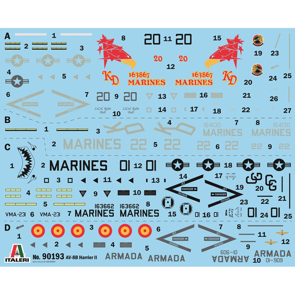 ITALERI 1/72 AV-8B HARRIER II 25