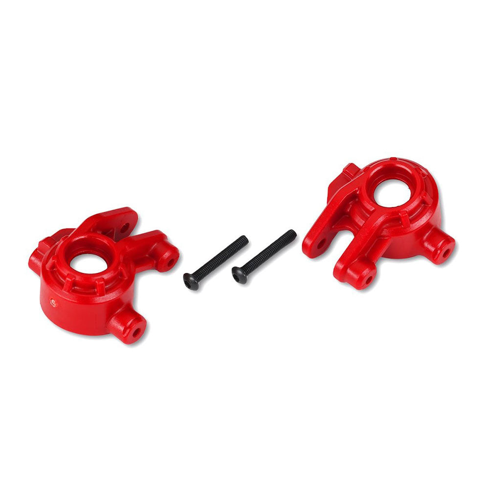 TRAXXAS STEERING BLOCKS RED L&R
