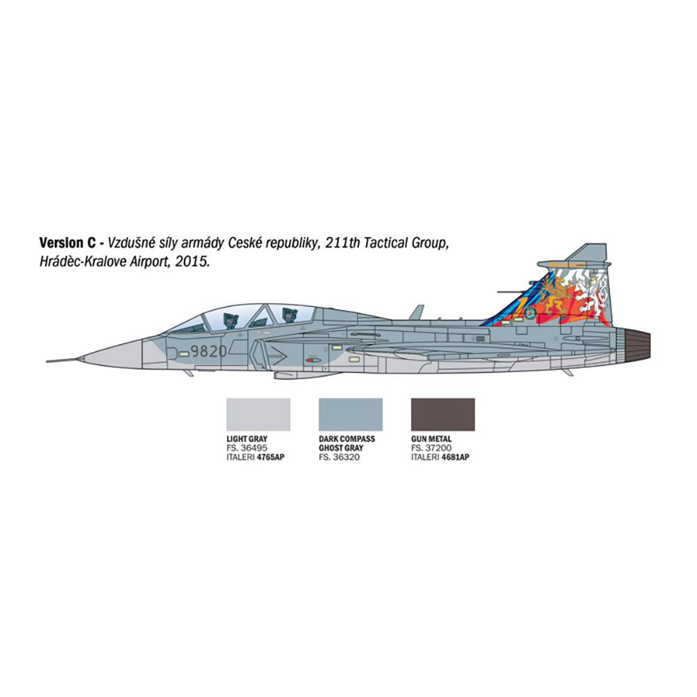 ITALERI 1/72 JAS-39 GRIPEN TWIN SEATER