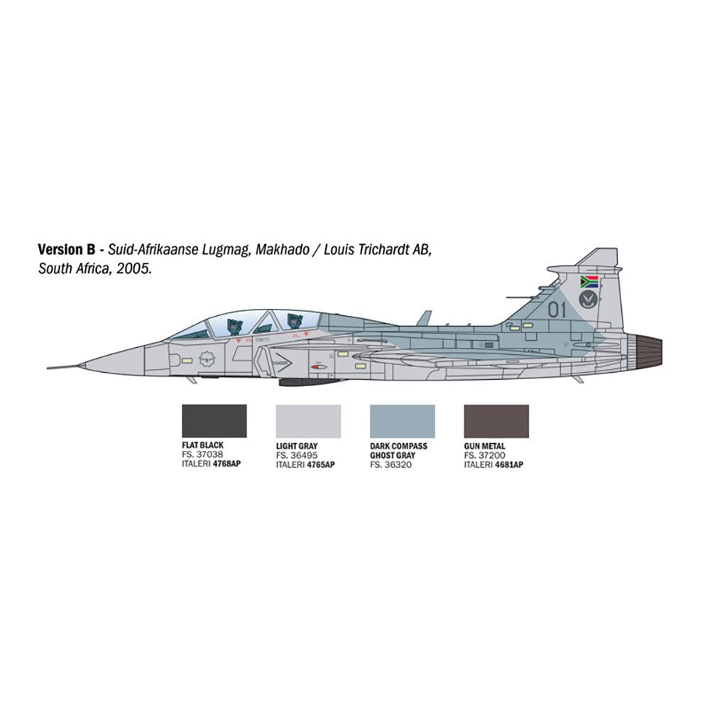 ITALERI 1/72 JAS-39 GRIPEN TWIN SEATER