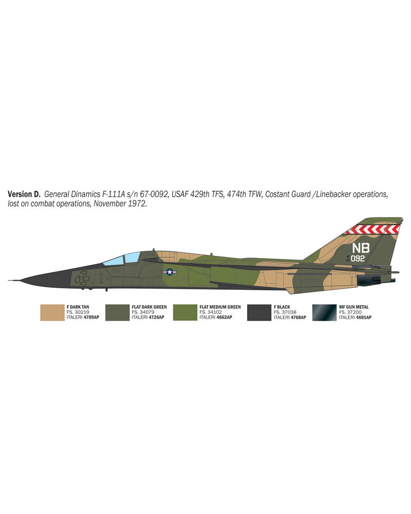 ITALERI 1/72 F-111A AARDVARK