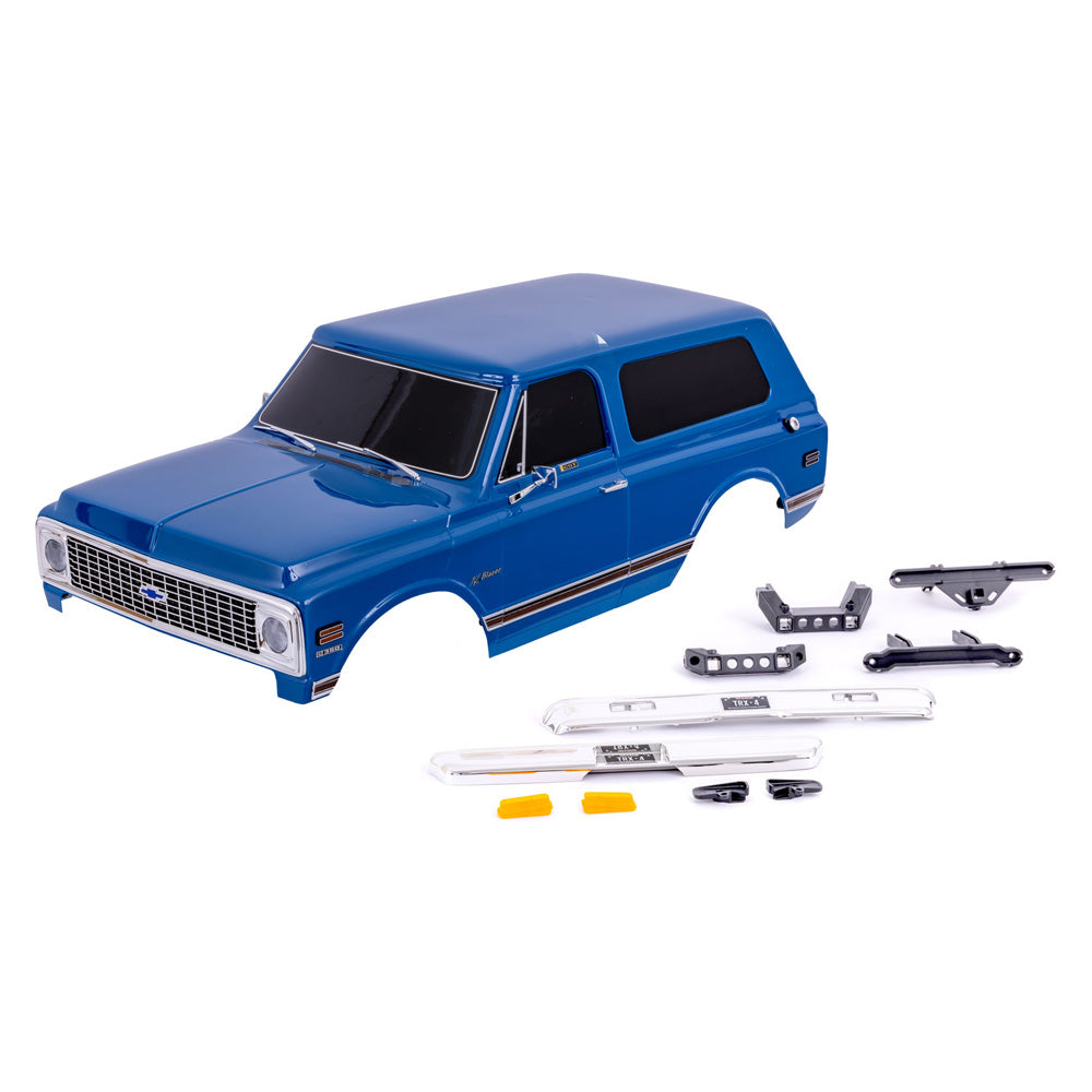 TRAXXAS TRX-4 1972 CHEVROLET BLAZER BLUE CLIPLESS BODY