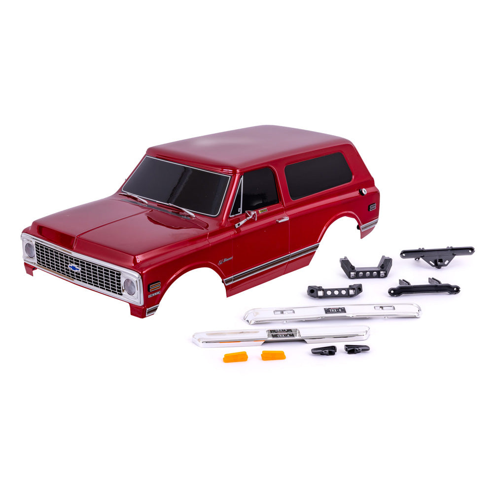 TRAXXAS TRX-4 1972 CHEVROLET BLAZER RED CLIPLESS BODY