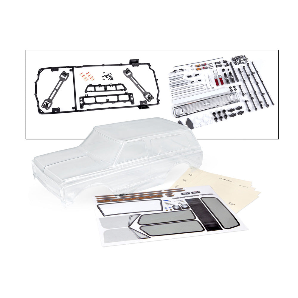 TRAXXAS TRX-4 1972 CHEVROLET BLAZER CLEAR CLIPLESS BODY