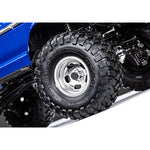 TRAXXAS TRX-4 HIGH TRAIL EDITION WITH 1979 FORD F-150 TRUCK BODY 1/10 SCALE 4WD - BLUE