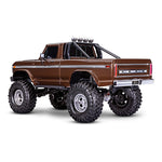 TRAXXAS TRX-4 HIGH TRAIL EDITION WITH 1979 FORD F-150 TRUCK BODY 1/10 SCALE 4WD - BROWN