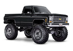 TRAXXAS TRX-4 SCALE & TRAIL CRAWLER WITH 1979 CHEVROLET K10 TRUCK-BLK