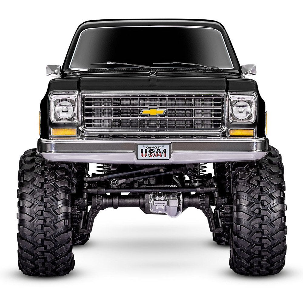TRAXXAS TRX-4 SCALE & TRAIL CRAWLER WITH 1979 CHEVROLET K10 TRUCK-BLK