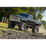 TRAXXAS TRX-4 SCALE & TRAIL CRAWLER WITH 1979 CHEVROLET K10 TRUCK-BLK
