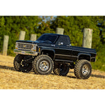 TRAXXAS TRX-4 SCALE & TRAIL CRAWLER WITH 1979 CHEVROLET K10 TRUCK-BLK