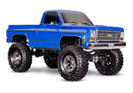 TRAXXAS TRX-4 SCALE & TRAIL CRAWLER WITH 1979 CHEVROLET K10 TRUCK-METALIC BLUE
