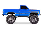 TRAXXAS TRX-4 SCALE & TRAIL CRAWLER WITH 1979 CHEVROLET K10 TRUCK-METALIC BLUE
